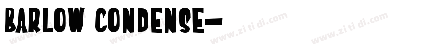 Barlow Condense字体转换